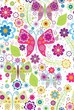 seamless pattern with butterflies