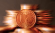 Euro Cent verwischt