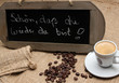 Begrüßungskaffee