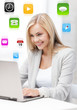 businesswoman with laptop