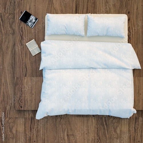 Illustration: Bed in Loft Bed in Loft