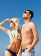 couple on the beach