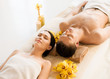 couple in spa