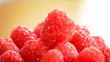 Raspberries gyrating, loop