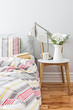 Fresh and bright bedroom decor