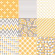 seamless  patterns with fabric texture