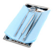 Dentist tools isolated on white