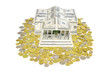 House of dollars and coins