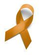 Orange Gold Ribbon