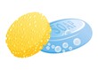 soap and sponge, soap bubbles