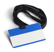Blue Plastic ID Card