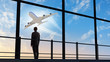 Businessman at airport