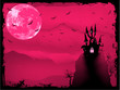 Halloween composition with horror house. EPS 8