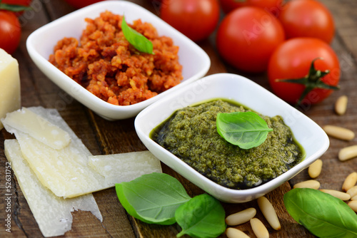 Photo: Pesto,Zutaten Pesto,Zutaten