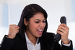 Portrait Of Angry Businesswoman