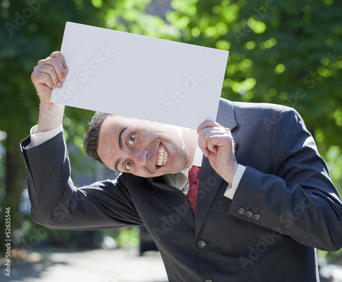 Photo: fun business communication from outdoors fun business communication from outdoors