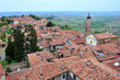 la morra, cuneo vista del villaggio