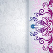 Vektor: Abstract background with floral item. Abstract background with floral item.