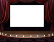 Cinema movie theater. Room for text or copy space