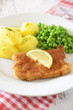 Schnitzel mit Beilagen