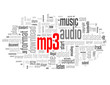 MP3 Tag Cloud (music audio files format download web button)