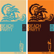 Beach party flyer