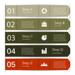 Business project template with arrows and text areas