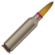 Vettoriale: Sleeve with a bullet Sleeve with a bullet