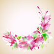 Vector: vector template "abstract floral wreath" vector template "abstract floral wreath"