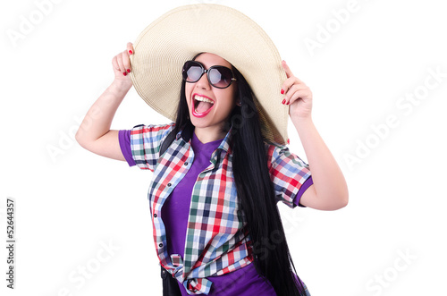 Photo: Young woman ready for summer vacation Young woman ready for summer vacation