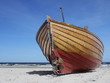 Fischerboot auf Insel Usedom