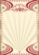 Circus red vintage poster