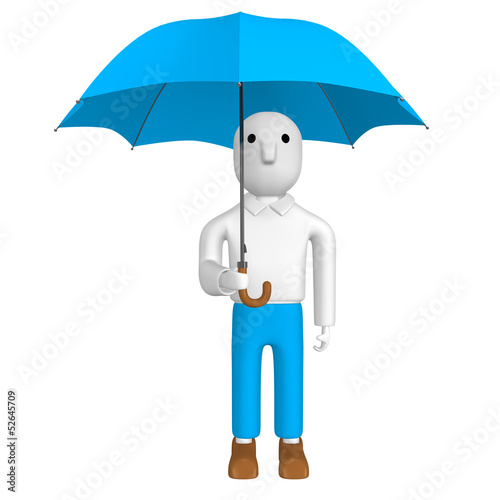 Illustration: HumanWhohasUmbrellaFront HumanWhohasUmbrellaFront