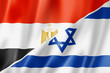 Egypt and Israel flag