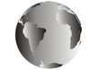 Globus - Südamerika - Afrika - Transatlantik