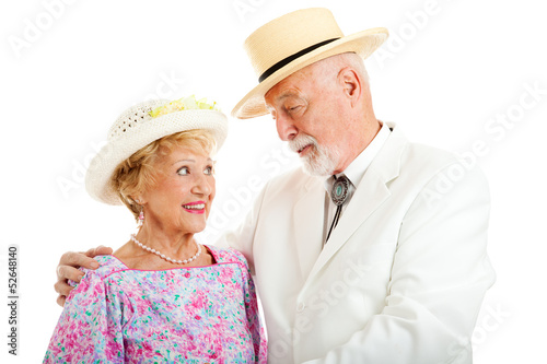Photo: Southern Senior Couple - Flirting Southern Senior Couple - Flirting
