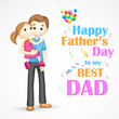 Father and daughter in  in Father's Day