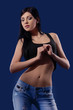 woman in jeans