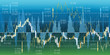 Financial market charts, quotes & analysis. Seamless border.
