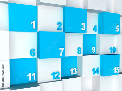 Illustration: 3D Calendar 3D Calendar