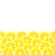 Fruity background with lemon slices