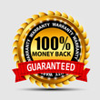 Vector gold sign, label template