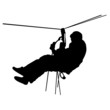 Industriekletterer ~ Höhenarbeiter ~ Kletterer ~ Seilzug
