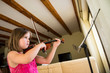 Child playing violin