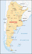 Vektor: Argentina map Argentina map