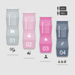 Modern infographics options banner