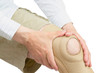 Neoprene knee brace.