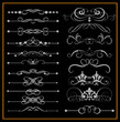 Vector set. Victorian Scrolls.