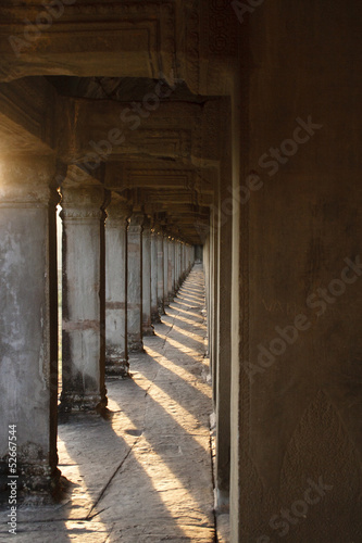 Photo: The corridor of Angkor Wat The corridor of Angkor Wat