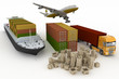 types of transport of transporting are loads.